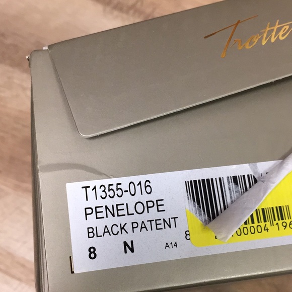 New 8N Trotters Penelope Black Patent Leather Heels 8 Narrow - Picture 4 of 14